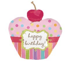 Cherry Birthday Cupcake樱桃生日蛋糕