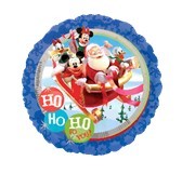 Mickey Clubhouse Santa w. Wreath米奇&圣诞老人