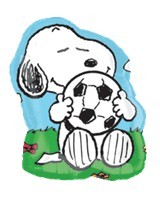 Snoopy with Soccer Ball足球史努比 