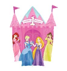Princesses 1st Birthday Castle粉色公主城堡 