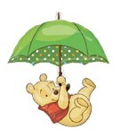 Winnie the Pooh Shape维尼雨伞 